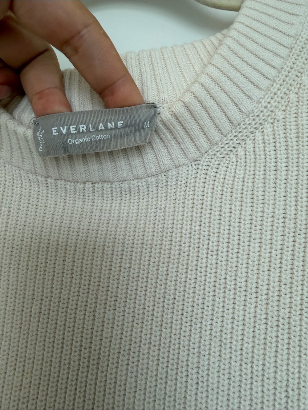 everlane Organic Cotton Knit Sweater Vest